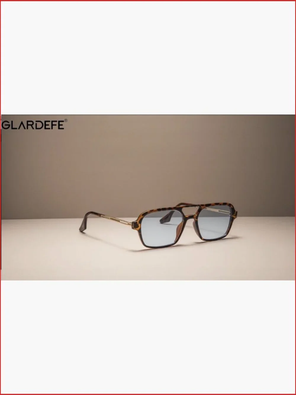 Vintage Square Tinted Sunglasses UV400 Metal Frame Unisex Retro - Picture 6 of 7